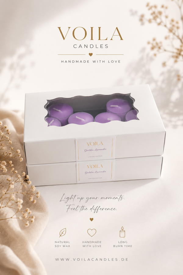 Duft Teelicht Golden Lavender