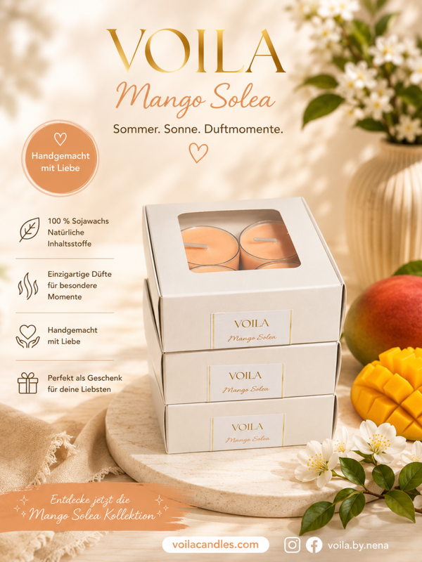Duft Teelicht Mango Solea