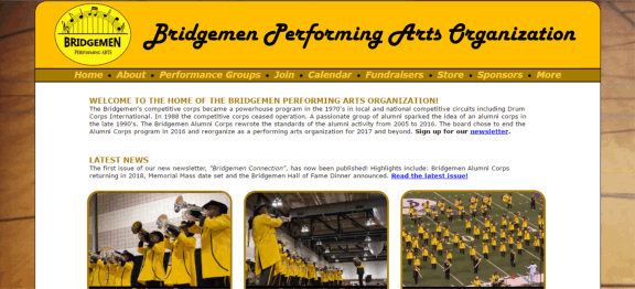 Bridgemen Performing Arts Organization Portfolio Image