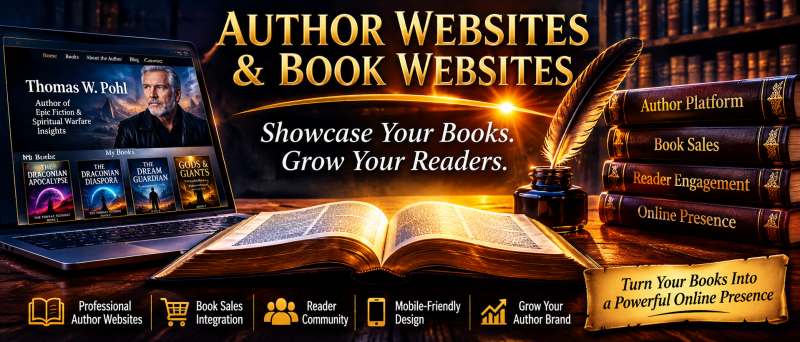 Author Websites & Book Websites Banner