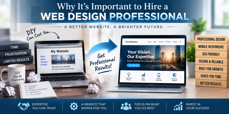 Why it's Important to Hire a Web design Professional