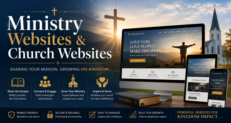 Ministry Websites & Church Websites