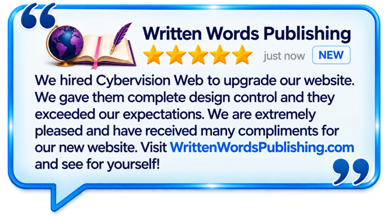 Review of Cybervision Web by Written Words Publishing