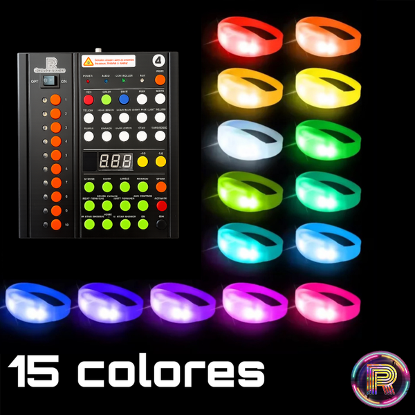 Alquiler/día "Controlador DMX para pulseras LED"