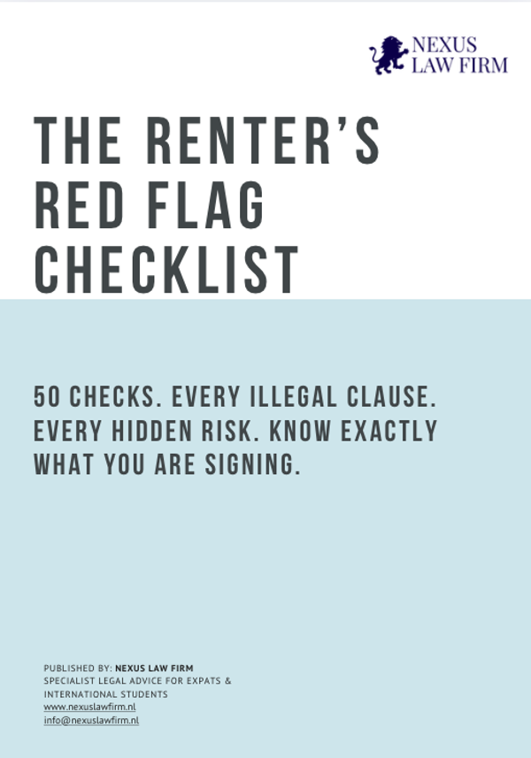Red Flag Checklist