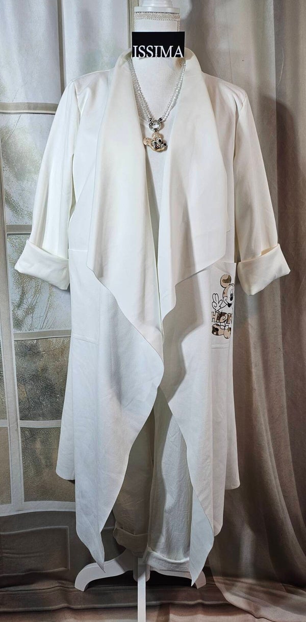 Mantel weiss "Mickey", Gr. 40 - 44, ISSIMA