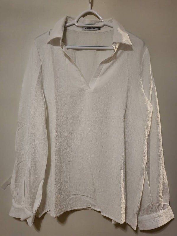 Bluse weiss, Gr. 2XL
