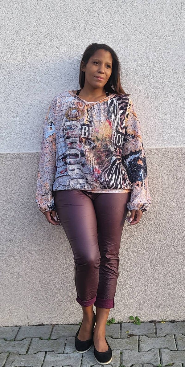 Missy Shirt "be strong", Gr. S, M & XL - je 1x verfügbar
