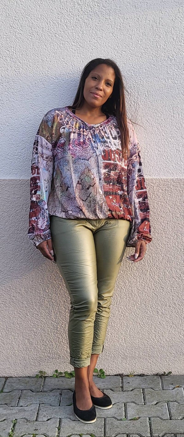 Missy Shirt braun mit Schlüssel, Gr. S, M, L & XL - je 1x verfügbar in dieser Grösse