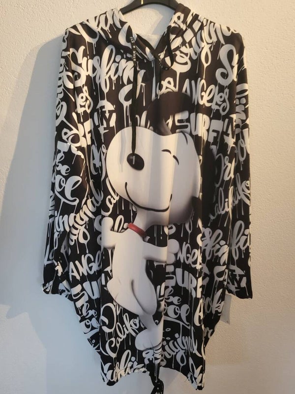 Longshirt Snoopy mit Kapuze, Gr. 38 - 52, 1x verfügbar