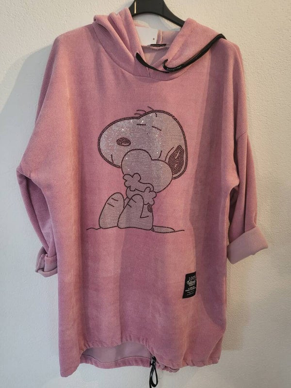 Longpullover "Snoopy" rosa, Gr. 36 - 42 - 1x verfügbar