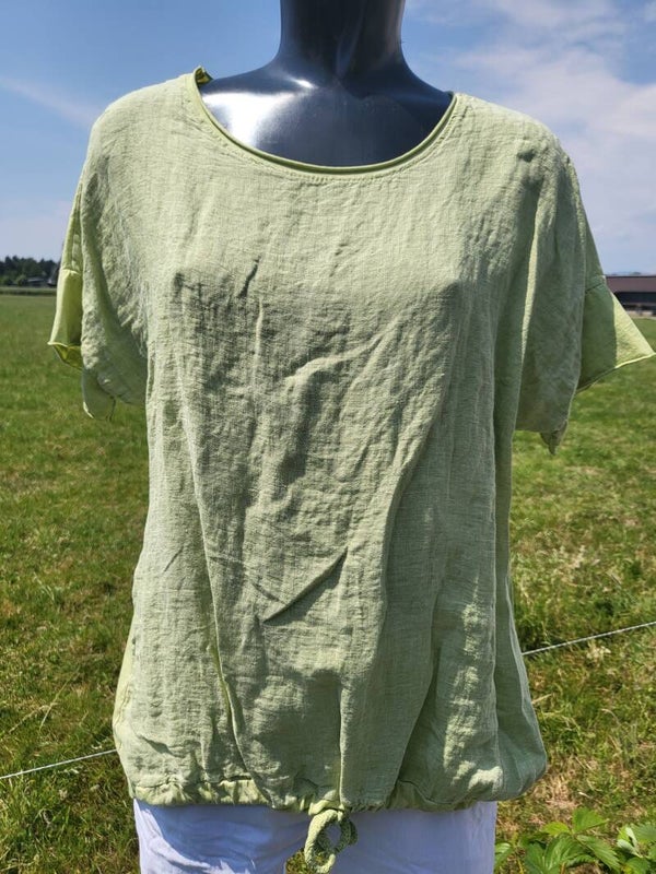 Tshirt mit Kordel olivgrün, Gr. 38 - 42, 1x verfügbar