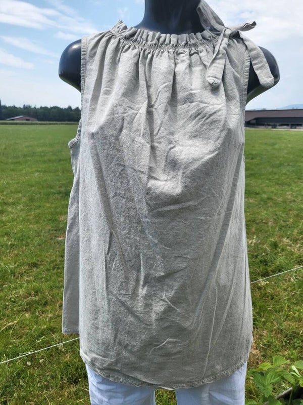 Schleifenshirt beige, Gr. 36 - 40, 1x verfügbar