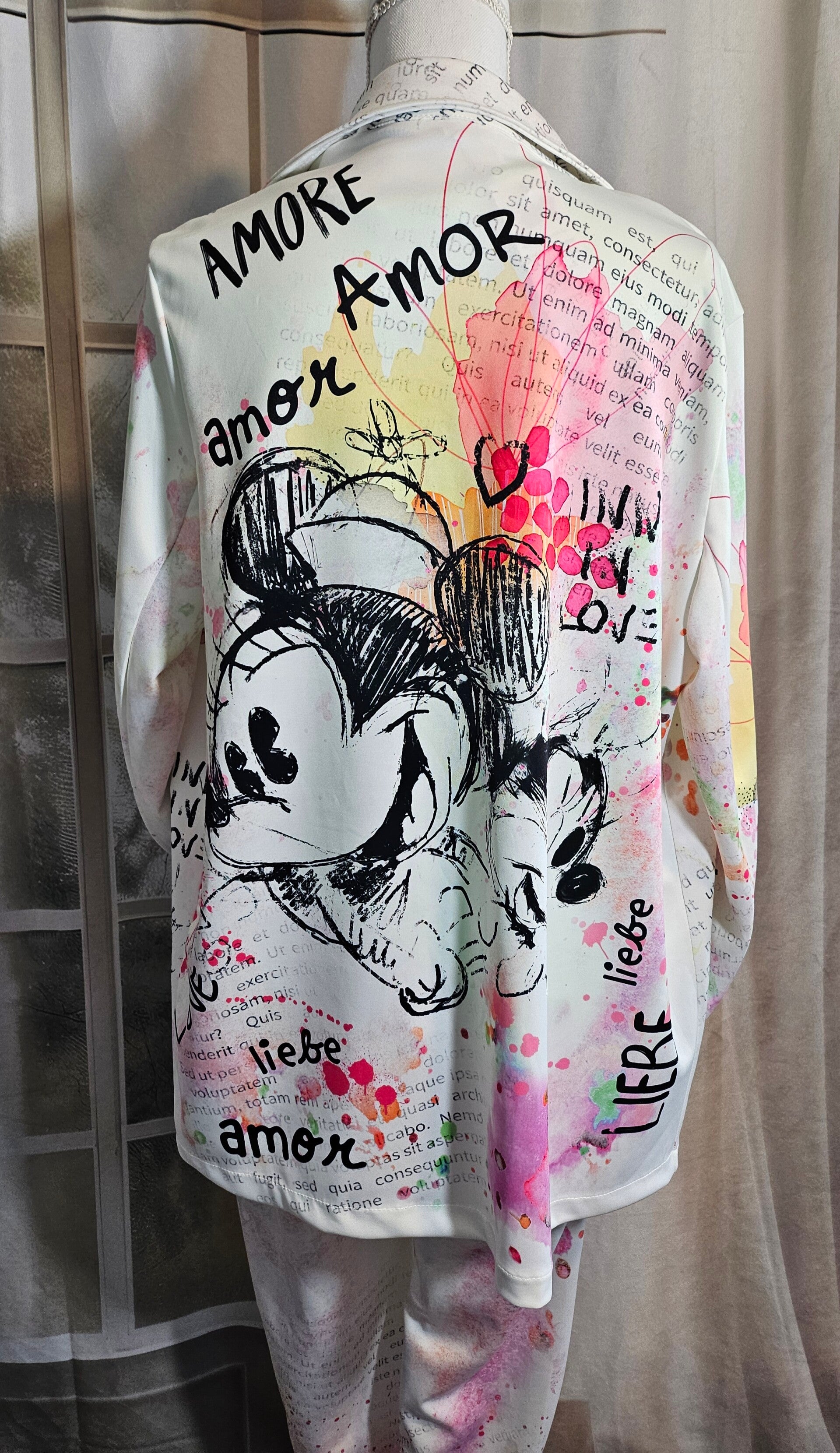 Blazer mixfarbig "Mickey", Gr. onesize bis 42/44 von ISSIMA