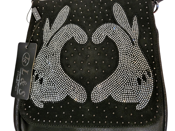 Handtasche "Hand - Mickey Maus" schwarz - 1x verfügbar