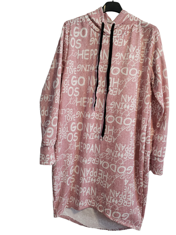 Hoodie rosa mit Kaputze, Gr. 36/38 - 1x verfügbar