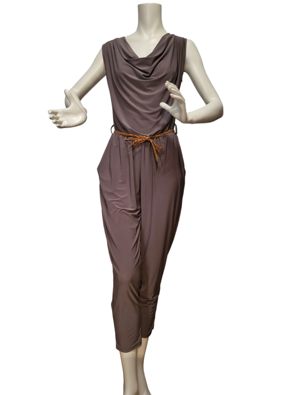 Overall grau/braun mit Gurt, Gr. 36 - 42 - 1x verfügbar