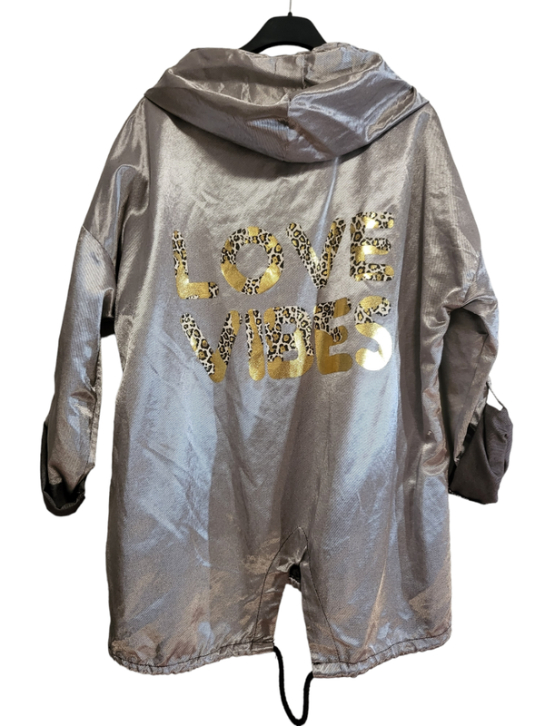 Jäggli silber "LOVE VIBES" Gr. 38 - 44, 1x verfügbar