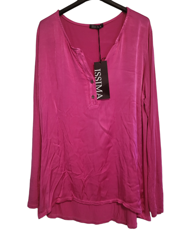 Langarmshirt pink, Gr. 38 - 42 - 1x verfügbar