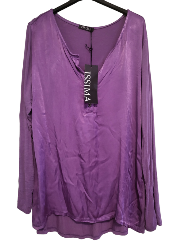 Langarmshirt violett, Gr. 38 - 42 - 1x verfügbar