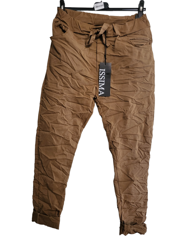 ISSIMA Stretchhose camel, Gr. 38 - 42, 1x verfügbar