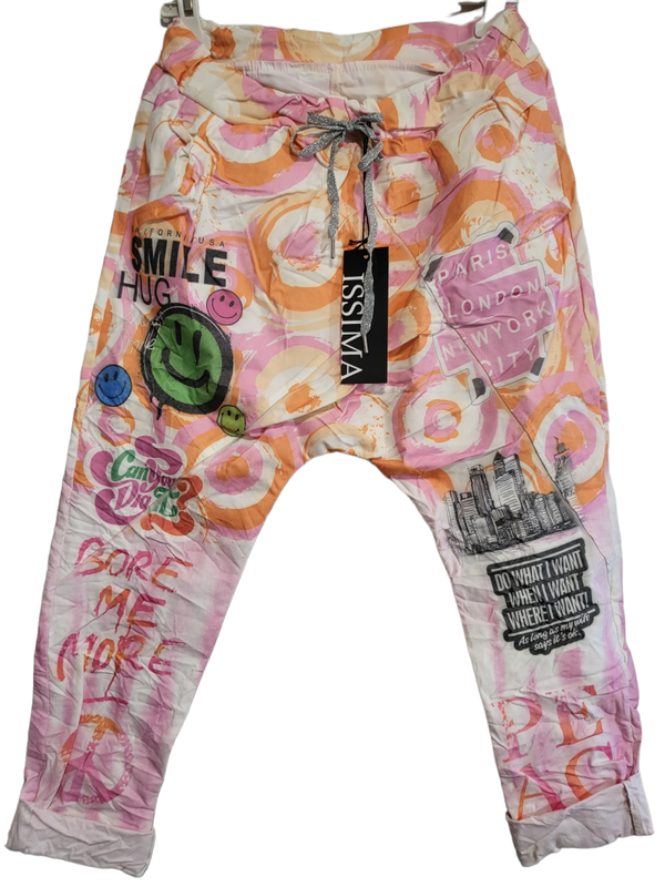 ISSIMA Baggy pants stretch "Smile", Gr. 36 - 40/42 - 1x verfügbar