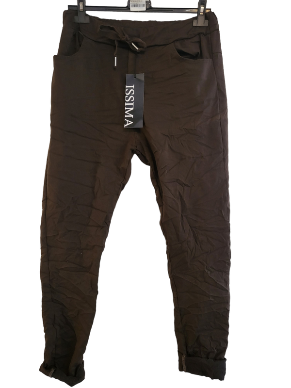 ISSIMA Stretchhose schokolade, Gr. 38 - 42, 1x verfügbar (Rabatt da defekt!)