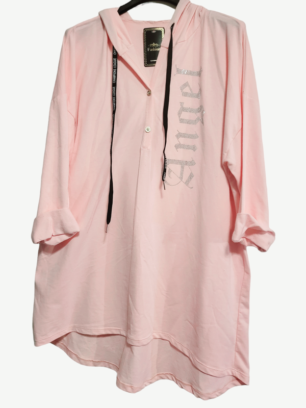 Bluse hellrosa "Angel", Gr. 36 - 42, 1x verfügbar