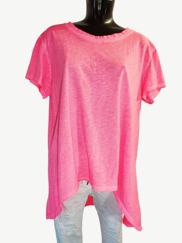 Tshirt neon pink, Gr. 38/40 - 42/44, 1x verfügbar