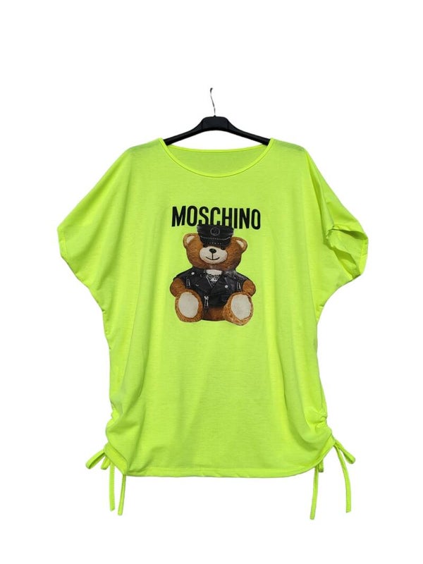 Tshirt neon grün "Moschino", Gr. 36/38 - 40/42, 1x verfügbar