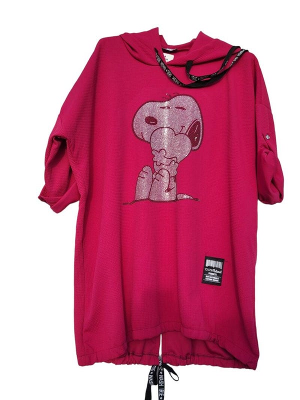 Langarmshirt pink "Snoopy", Cr. 38 - 42, 1x verfügbar