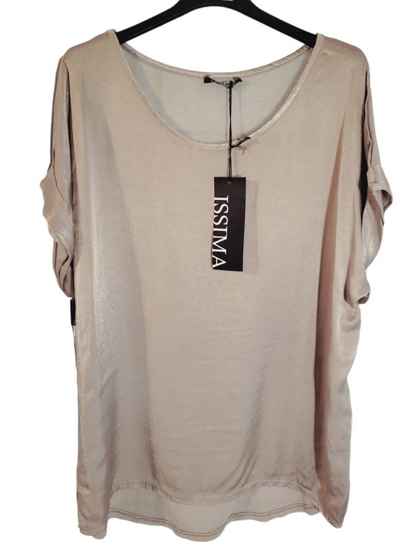 Tshirt dunkel-beige, Gr. 38 - 42/44, 1x verfügbar