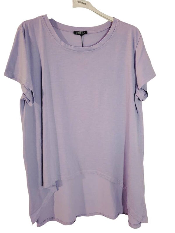 Tshirt vokuhila lila, Gr. 38 - 42/44, 1x verfügbar