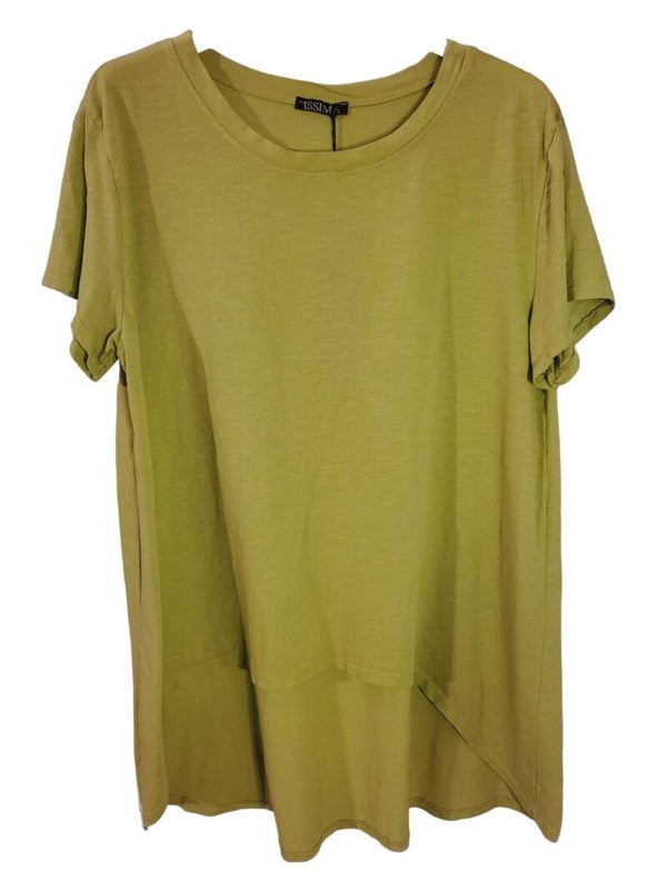 Tshirt vokuhila apfelgrün, Gr. 38 - 42/44, 1x verfügbar