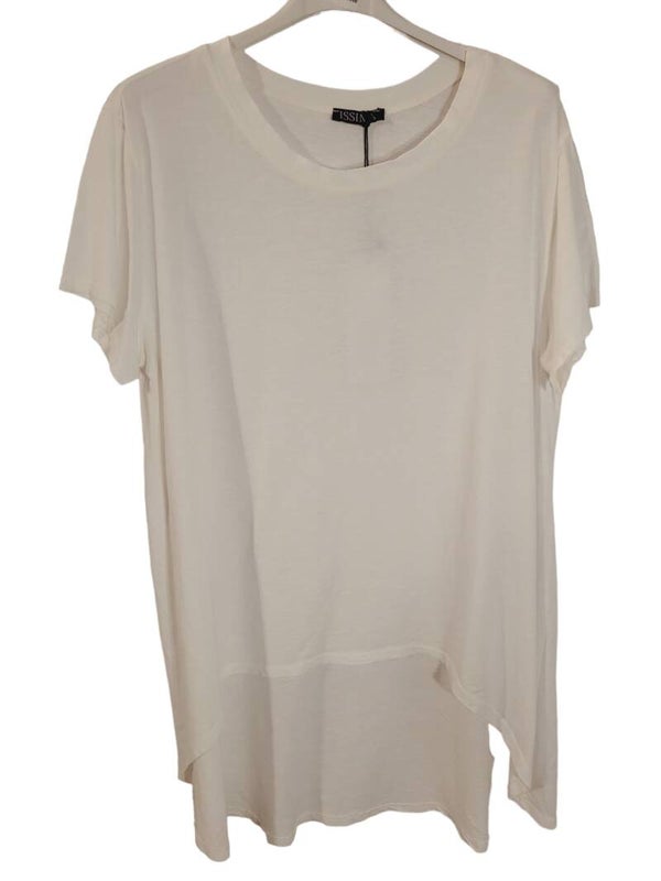 Tshirt vokuhila weiss, Gr. 38 - 42/44, 1x verfügbar