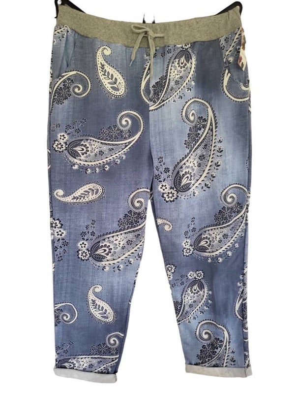 Stretchhose Schnörkel, Gr. 48/50 - 1x verfügbar
