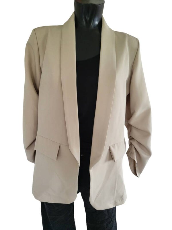 Blazer beige, Gr. 38 - 40/42, 1x verfügbar