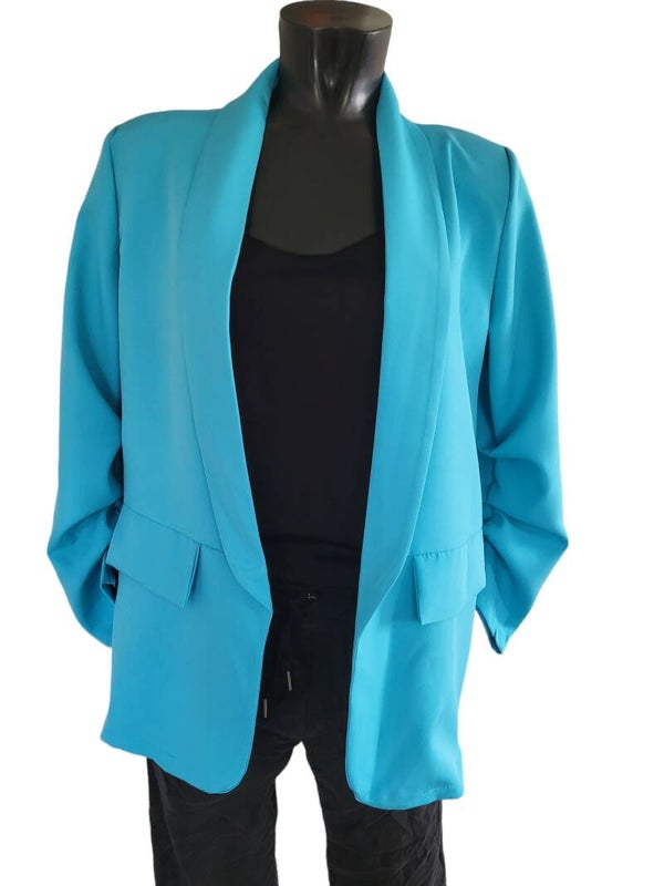 Blazer türkis, Gr. 38 - 40/42 - 1x verfügbar