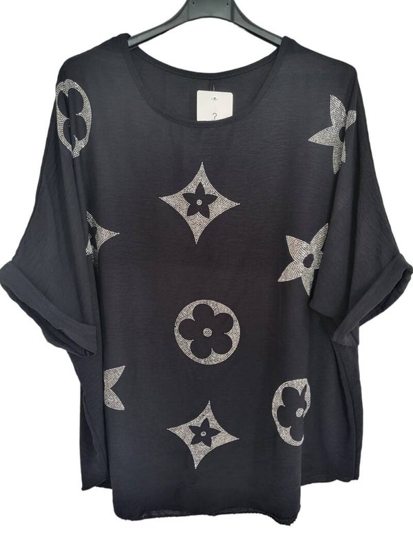 Tshirt schwarz, Gr. 38 - 42/44, 1x verfügbar