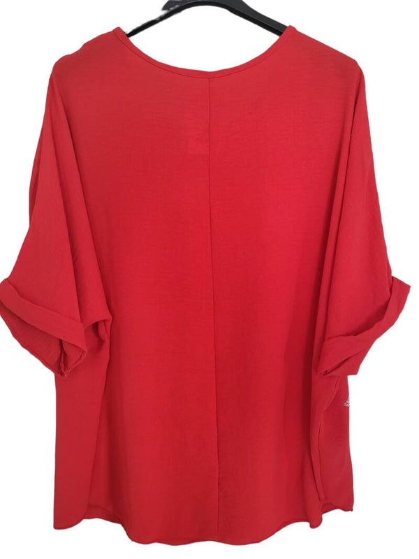 Tshirt rot, Gr. 38 - 42/44, 1x verfügbar