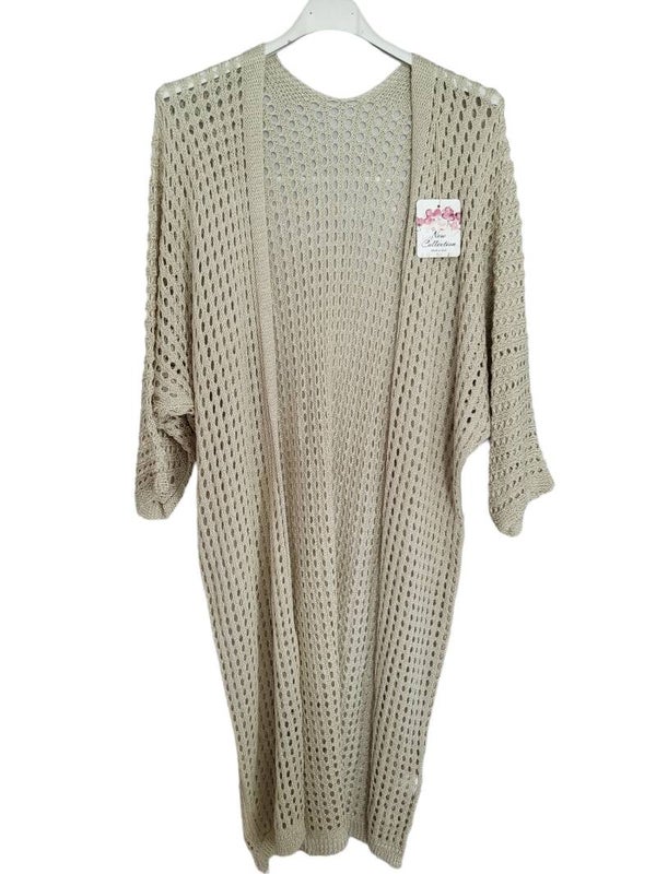 Lochstrick-Jäggli beige, Gr. Onesize (36 - 42/44), 1x verfügbar