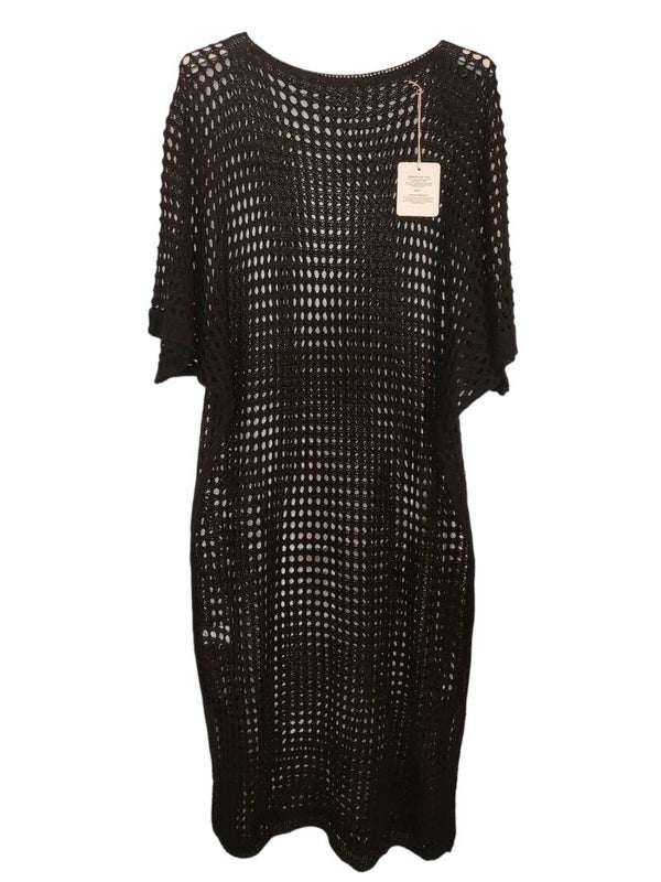 Lochkleid schwarz, Gr. 38 - 44, 1x verfügbar
