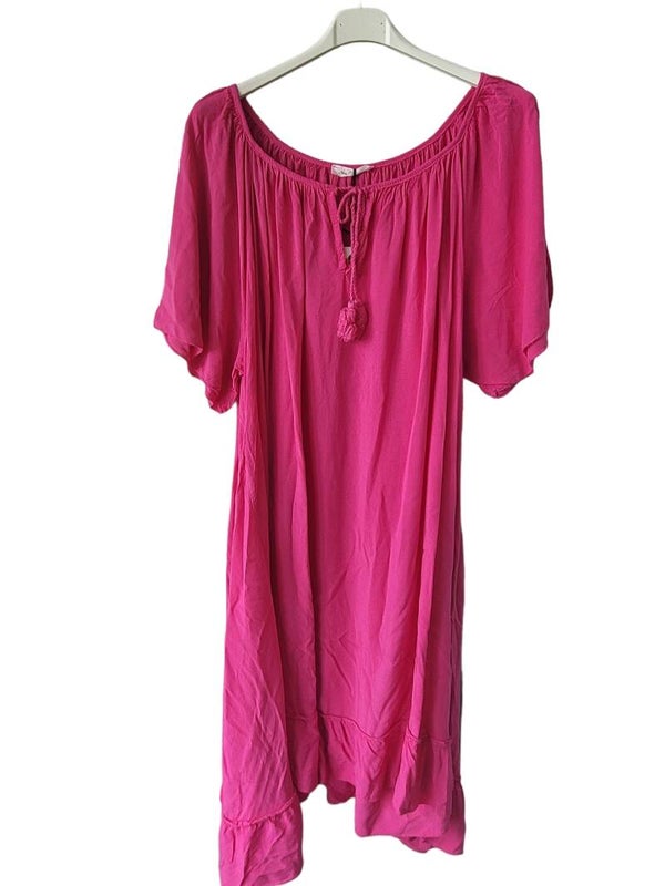 Sommerkleid pink, Gr. XL, 1x verfügbar