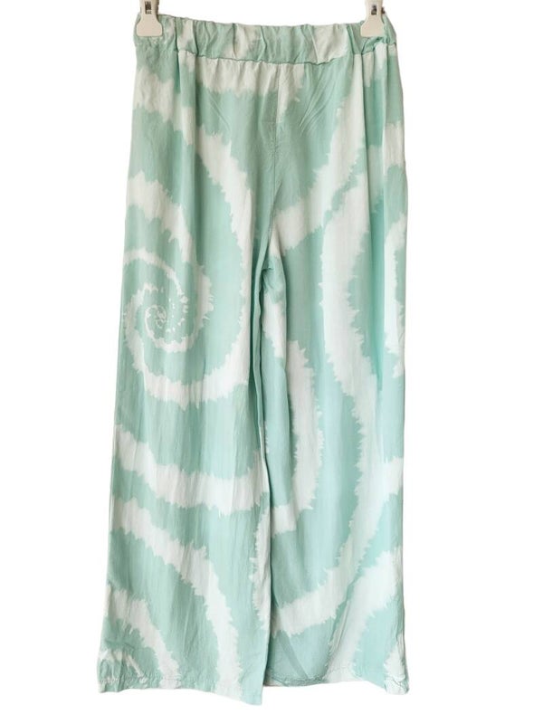 Hose mint batik, Gr. 36 - 40, 1x verfügbar