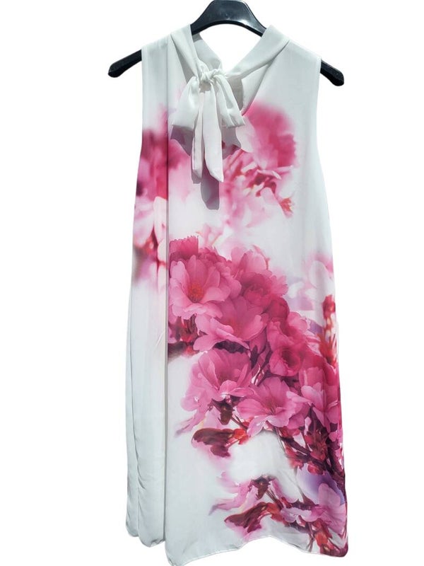 Longshirt pinkige Blumen, Gr. 36 - 40/42, 1x verfügbar