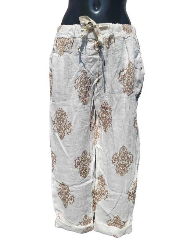 Stoffhose creme, Gr. 36 - 40, 1x verfügbar