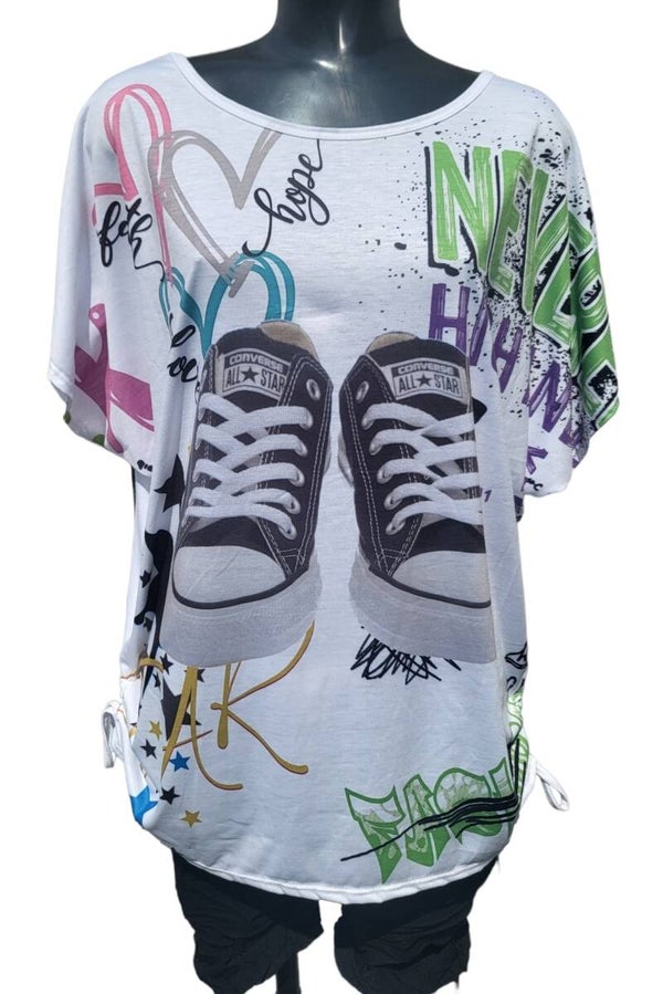 Shirt "Turnschuh", Gr.38 - 42/44, 2x verfügbar