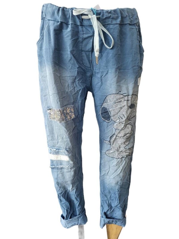 Jeans "Snoopy", Gr. 40 - 44, 2x verfügbar