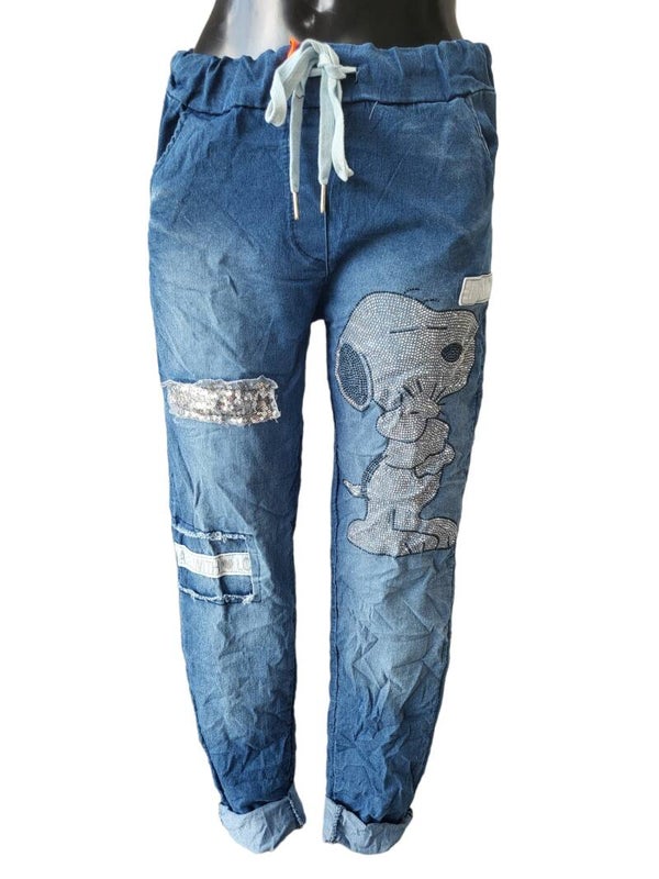 Jeans "Snoopy", Gr. 38/40, 2x verfügbar
