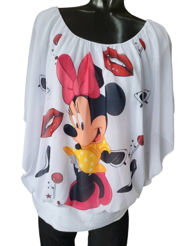 Fledermausshirt kiss "Minnie", Gr. 38 - 46, 1x verfügbar